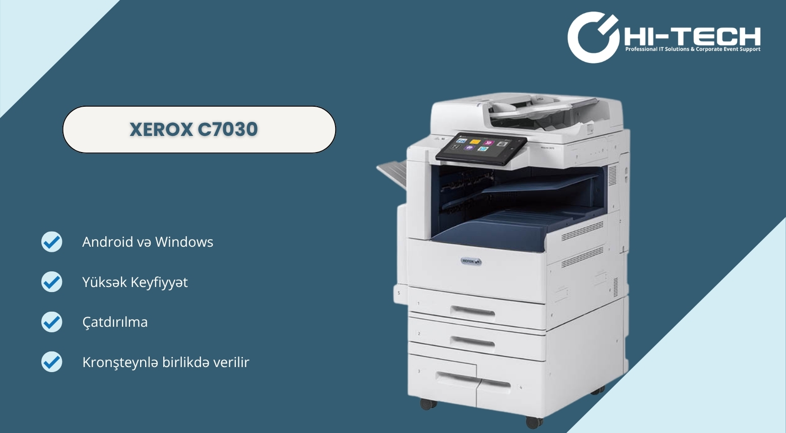 Xerox C7030 İcarəsi